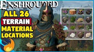 Enshrouded FIND ALL 26 Terrain Material Locations