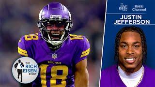 “Speechless” - Vikings WR Justin Jefferson on His Record-Setting Contract | The Rich Eisen Show