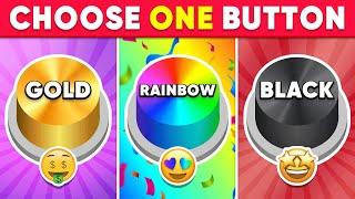 Choose One Button! Rainbow, Gold or Black Edition ⭐️ Monkey Quiz