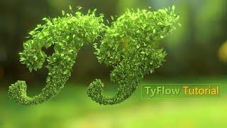 Flying Leaf - 3DS MAX tyFlow | Tutorial (Free Project File)