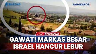 Markas Besar Israel Hancur Lebur, Hizbullah Gempur Pemukiman Kiryat Shmona 24 Jam