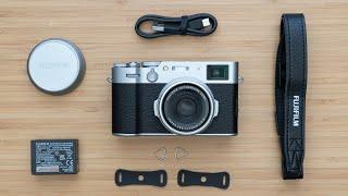 Fujifilm X100VI Silver Unboxing [ No Commentary ]