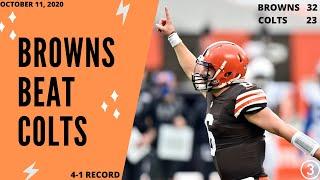 Listen and Watch: Jim Donovan has the calls of the game as the Browns beat the Colts 32-23