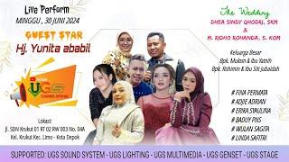 LIVE UGS MUSIC - WEEDING OF DHEA SINDY QHODRI,SKM & M.RIDHO ROHANDA ,S.KOM | 30 JUNI 2024 | MALAM