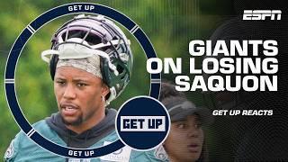 Giants staff SOUNDS OFF about losing Saquon Barkley on "Hard Knocks"  | Get Up