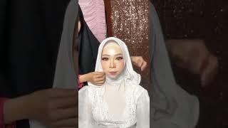 ON PROSES MAKEUP HIJAB PENGANTIN IHDAKKA MAKEUP ARTIS PROFESIONAL WA 081283185541 #MAKEUPARTIS