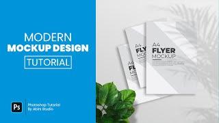 How to Design Mockup in Photoshop | Adobe Photoshop Tutorial