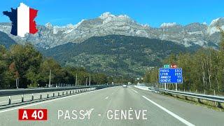 France (F): A40 Passy - Genève
