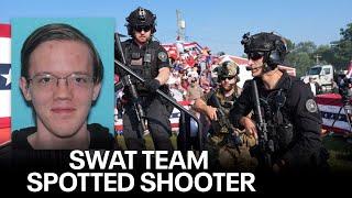 Trump rally shooting: SWAT team spotted shooter at least 2 minutes before shots