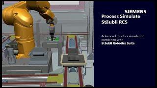 Advancing robotic simulation in Process Simulate X with Stäubli RCS