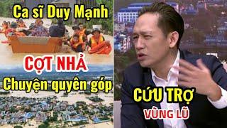 [DƯ LUẬN] Ca sĩ Duy Mạnh cợt nhả chuyện quyên góp cứu trợ vùng lũ #vietvision