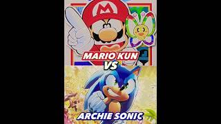 Mario Kun Vs Archie Sonic | #edit #mario #vs #sonic #shorts #fyp #mariobros #youtubeshorts