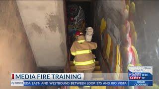 KTSM staff participate in EPFD Media Fire Training