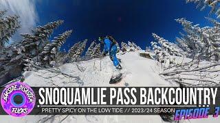 Day 2 Backcountry Snowboarding in Snoqualmie Pass was spicy!