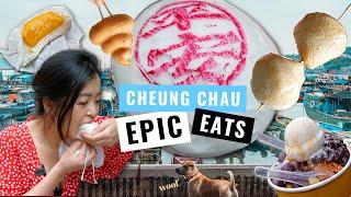 TOP 10 FOODS on CHEUNG CHAU ISLAND in Hong Kong  | Must Eat OGs | epic street food guide 