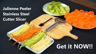 #Julienne Peeler Stainless Steel Cutter Slicer #Latest Kitchen Tools/Gadgets   #Avanacollections