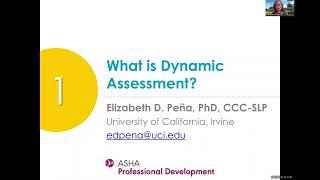 Dynamic Assessment: Module 1