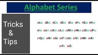 Alphabet Series | ABC series | Verbal Intelligence Question