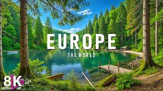 Europe Towns 8K • Scenic Relaxation Film with Peaceful Relaxing Music and Nature Video Ultra HD