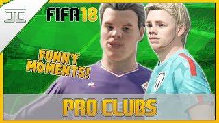 UNBELIEVABLE GOALKEEPING REACTIONS! - FIFA 18 Pro Clubs Funny Moments! (FIFA 18 Funny Moments)