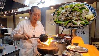 噛みしめる弾力。ブラックペッパー塩レモンが美味い！【セセリとニンニクの芽の炒め物】作り方