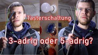 "Taster- / Stromstoßschaltung" 3 oder 5-adrig? (Vor- und Nachteile) ElektroM