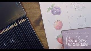 How to Shade - Using the Crayola Signature line! -- A PencilStash Adult Coloring Tutorial