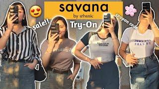 SAVANA By Urbanic Summer Haul | FLAT 50% OFF | Tops, Jeans, Bodysuits, Jewellery | Coupon code