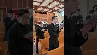 Another Day Begins with the Seminarians Praying for Your Intentions at Mass