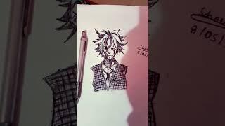 anime boy-drawing 