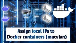 Assign local IPs to Docker containers (macvlan)