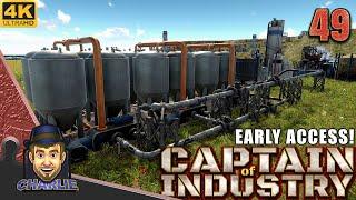 SECOND SETTLEMENT BIOFUEL COMPLETE! - Captain of Industry - 49 - Early Access Gameplay
