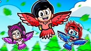 ROBLOX pero SOMOS UNA FAMILIA DE PAJAROS 2 | Karim Juega