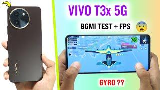 Vivo T3x 5G Bgmi Pubg Test | vivo t3x 5g bgmi gaming battery test  | Bgmi graphics settings, gyro ?