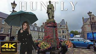 Huntly Scotland Walking tour 4K, Sep 2022