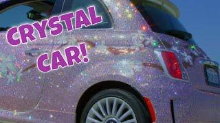 Ciao Ninja, Fiat500, Swarovski Crystal Bling Rhinestone Car by the Crystal Ninja Team