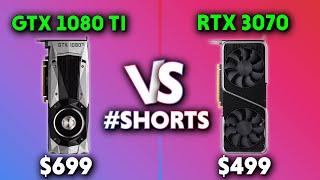 GTX 1080 Ti vs RTX 3070 | Benchmark #Shorts