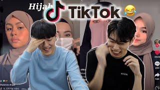 Korean guys react to Hijab Tiktok 2