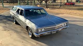 1966 Chevrolet Bel Air Wagon 540ci Big Block V8 Posi PS PB AC 66-6400T