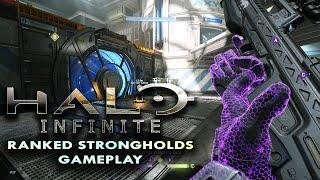 HALO INFINITE Ranked Gameplay (No Commentary)│ 4v4 Ranked Strongholds (PC)