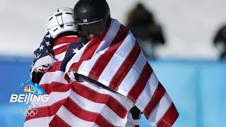 Alex Hall and Nick Goepper give U.S. a 1-2 finish in slopestyle | Winter Olympics 2022 | NBC Sports