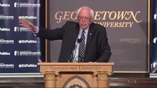 Sen. Bernie Sanders Speaks at Georgetown