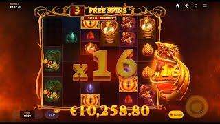 Dragon's Fire Megaways Slot RTP 95.72% (Red Tiger)- Big Win, Mega Win and Free Spins Features