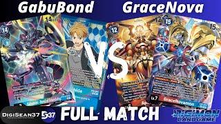 Gabumon Bond of Friendship VS GraceNovamon | Digimon Card Game | BT15 Exceed Apocalypse