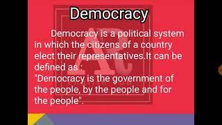 || Essay on : Democracy || Learn in English || AR ENGLISH LAB ||