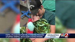 Iowa family vacationing in Florida searching for son's missing ashes