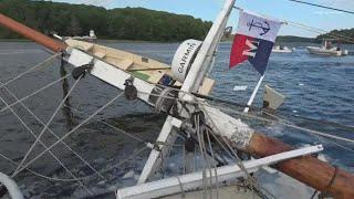 'I was never scared': Passenger aboard historic schooner captures video as it sank in Maine river