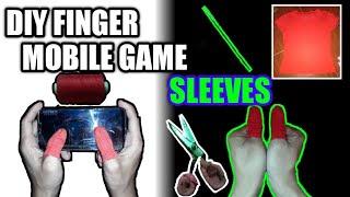 How To Make Mobile Game Finger Sleeves For Sweaty Hands Or Palms At Home In CODPUBGROSFREE FIRE