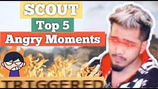 top 5 scout angry moments ||scout angry moments| scout gaming