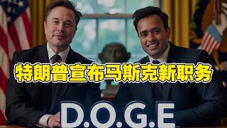 特朗普任命马斯克领导“政府效率部”（DOGE）